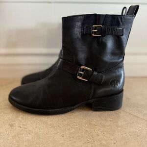 Tory Burch Bennie black ankle boots size 10